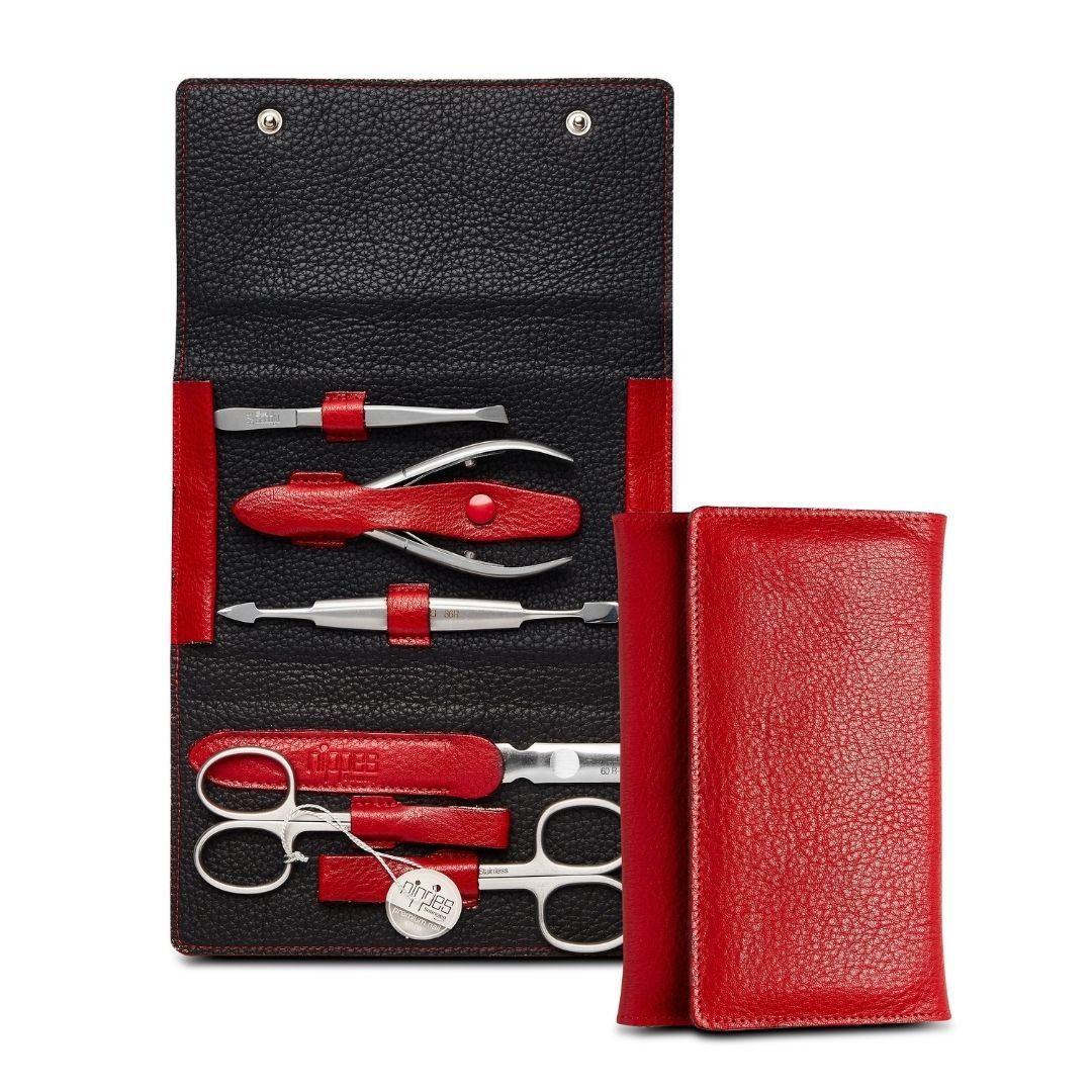 nippes Solingen astuccio per manicure WILD RED 1 St
