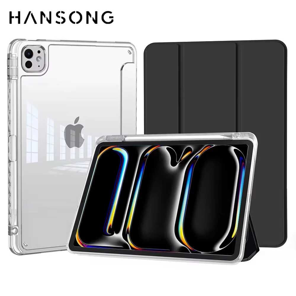 Étui transparent pour tablette, étui pour iPad Air 11 2024 Pro, iPad Air 2024, iPad Air 11 pouces, iPad Air 12.9 pouces, iPad 7 pouces, iPad 8 pouces, iPad 9e année 4/5, iPad Air 5 pouces, iPad Air 6 pouces, iPad 10.2 pouces