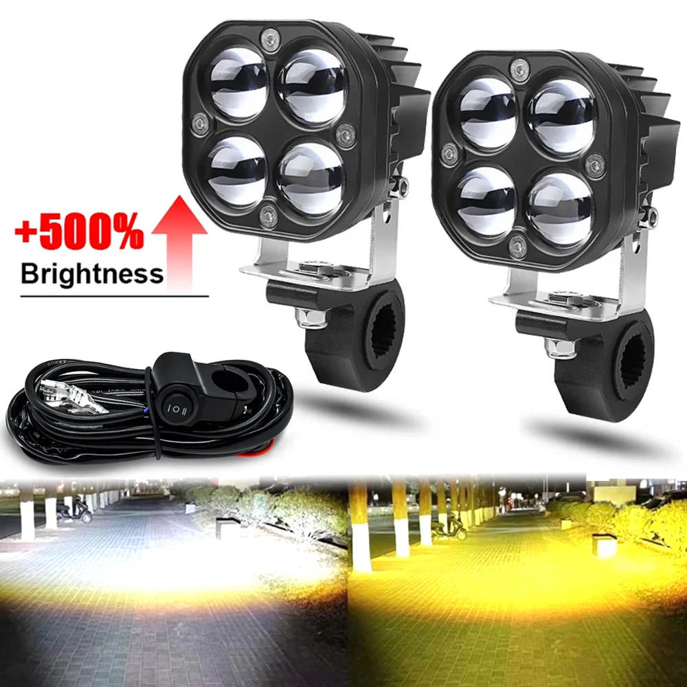 LED Strahler Led Nebel Lampe für Motorrad Lkw Auto SUV ATV 30000LM 24V 12V 200W Blinker scheinwerfer Zubehör für Suzuki
