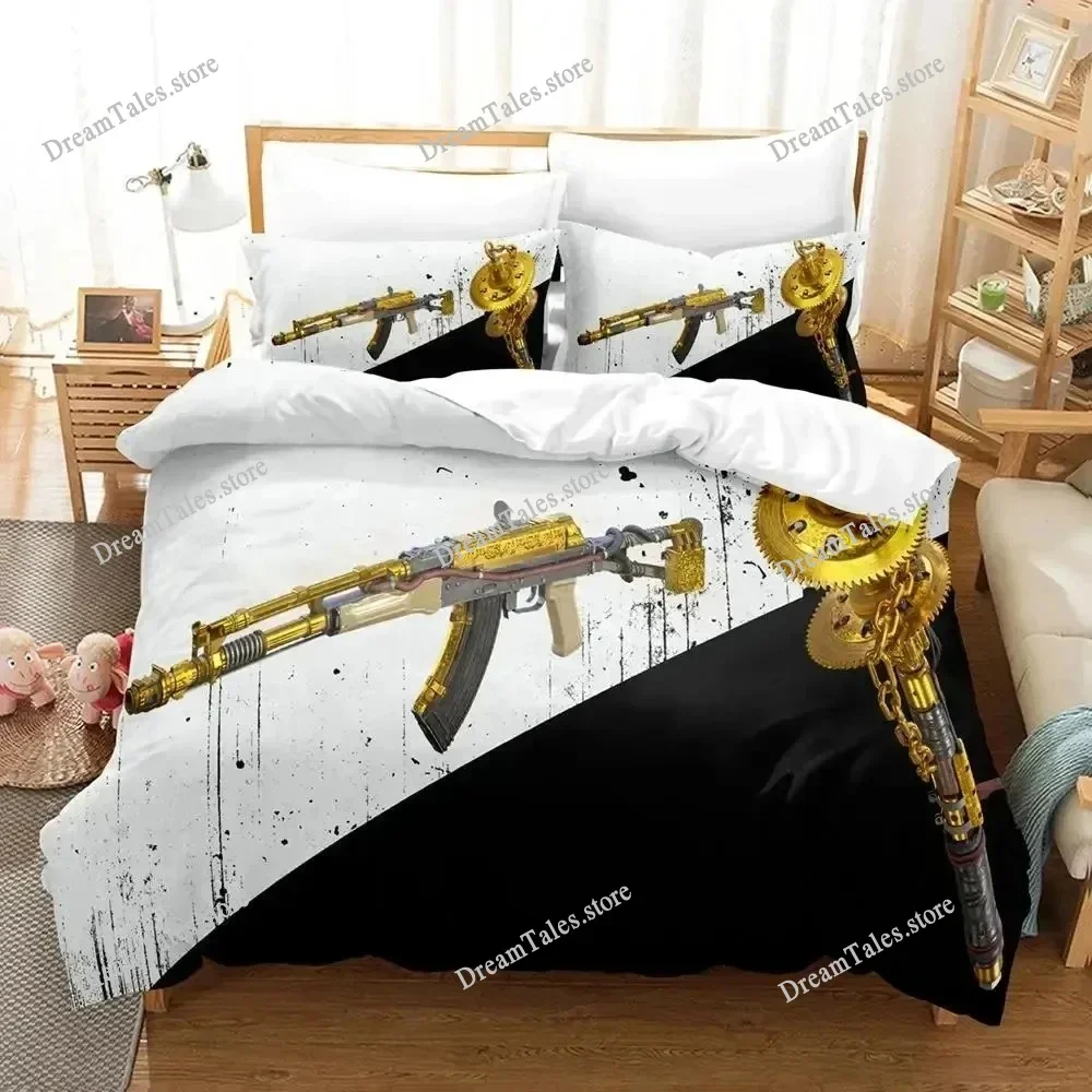 Nouvel ensemble de literie Atomic Heart, ensemble de literie simple, double, queen, king size, ensemble de literie pour adultes et enfants, housses de couette imprimées en 3D, jeu Anime741