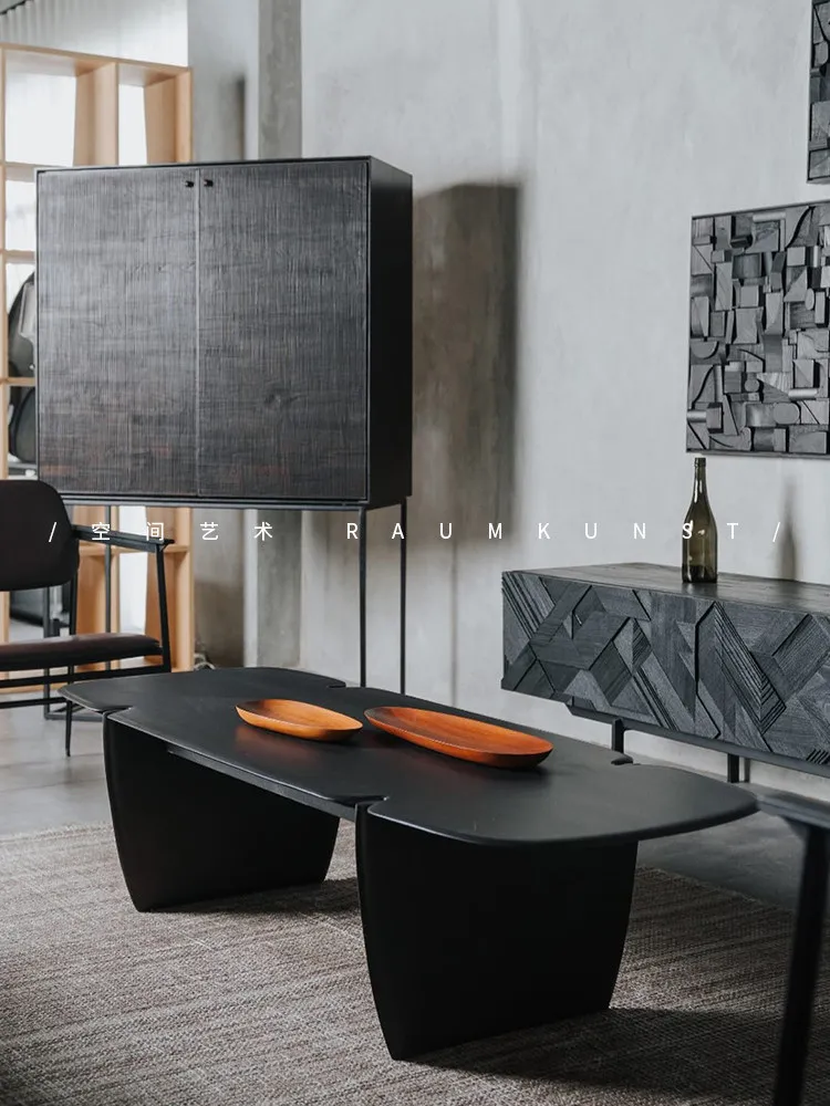 Meuble importé Zx / Style nordique / Meuble de rangement en teck pour porche / Meuble à chaussures / Bibliothèque / Étagère / Cave à vin / Design élégant