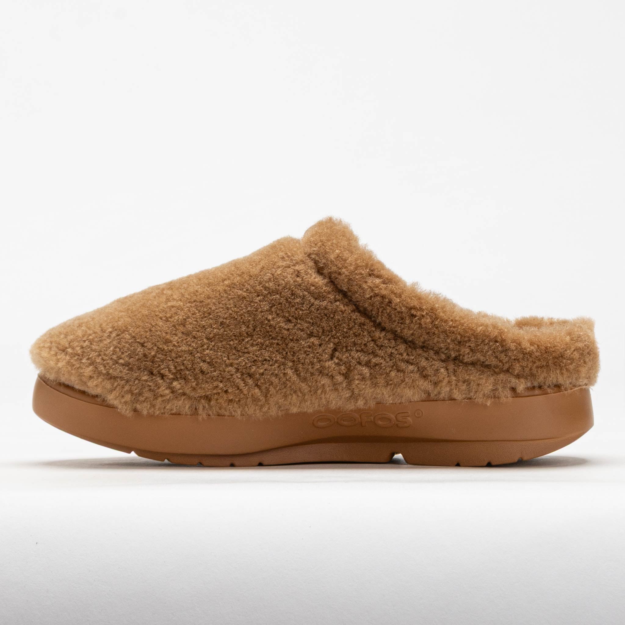 OOFOS OOcoozie Sherpa Mule Women's Walking Shoes Cafe Spice