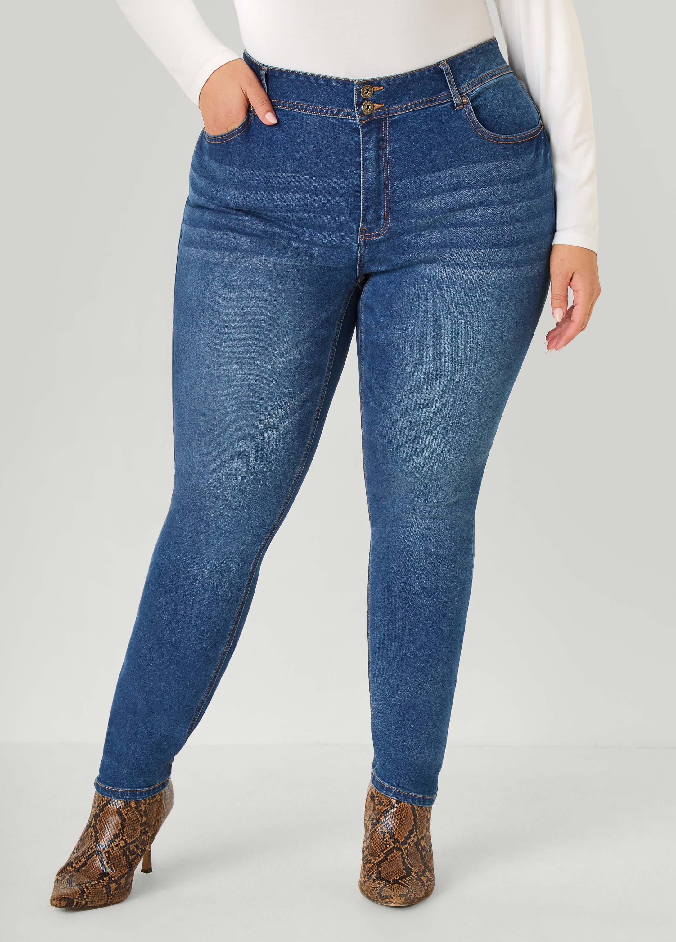 Plus Size Fearless High Rise Skinny Jeans