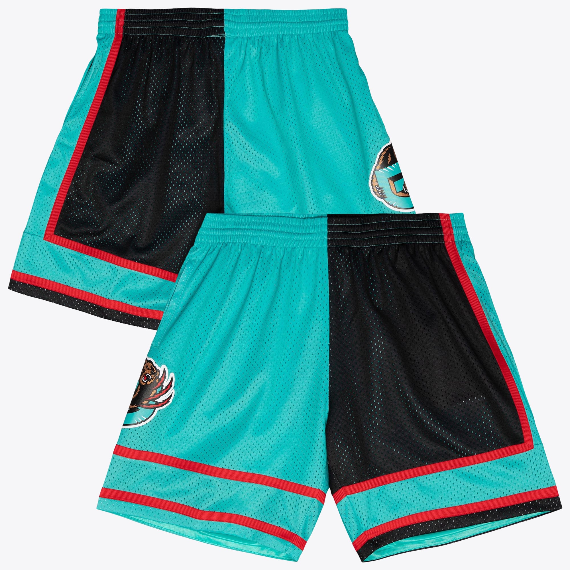 Short Swingman Mitchell & Ness 2001 des Grizzlies de Vancouver - Turquoise/Noir - Homme - Homme Taille: S