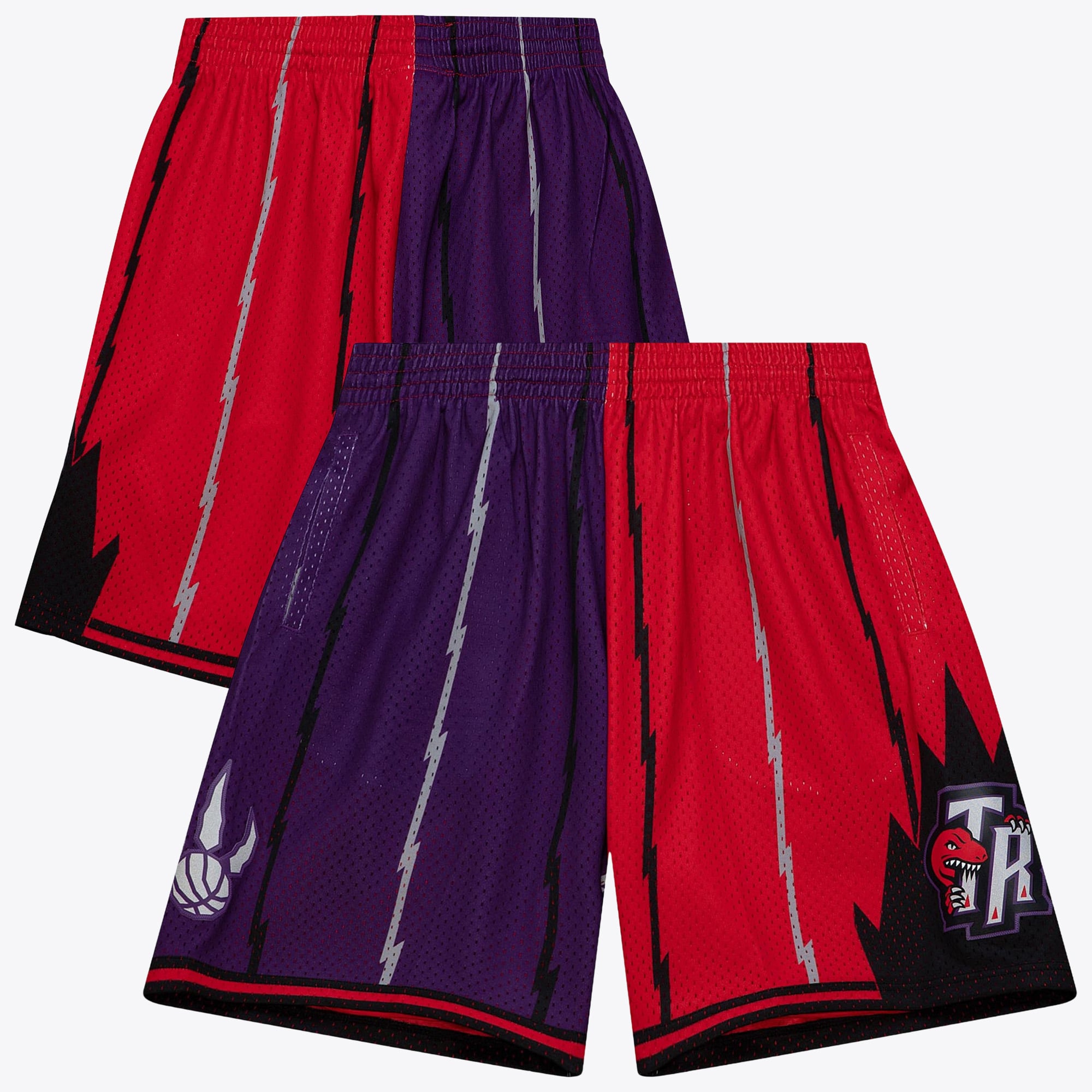 Short Swingman Mitchell & Ness 1998 des Raptors de Toronto - Violet/Rouge - Homme - Homme Taille: L
