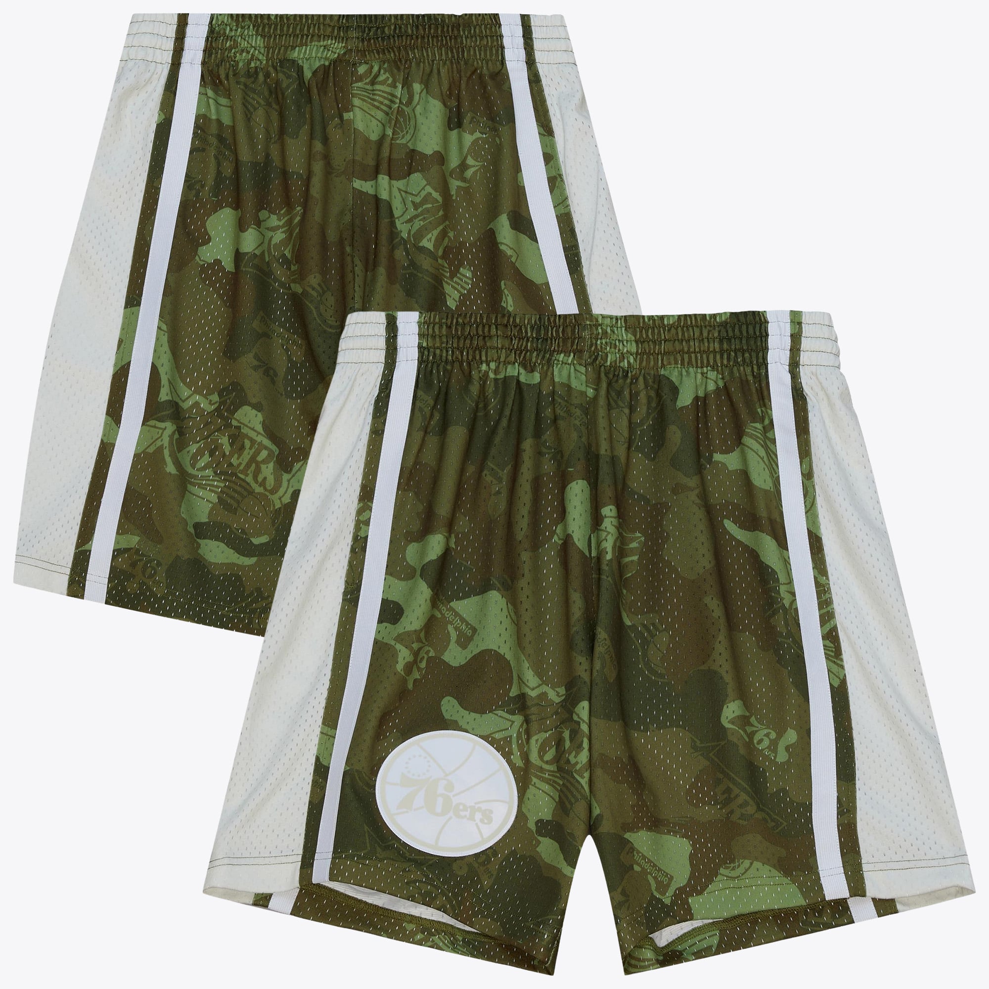 Short Swingman Ghost Camo Philadelphia 76ers Mitchell & Ness 1996 – Vert – Homme - Homme Taille: XL