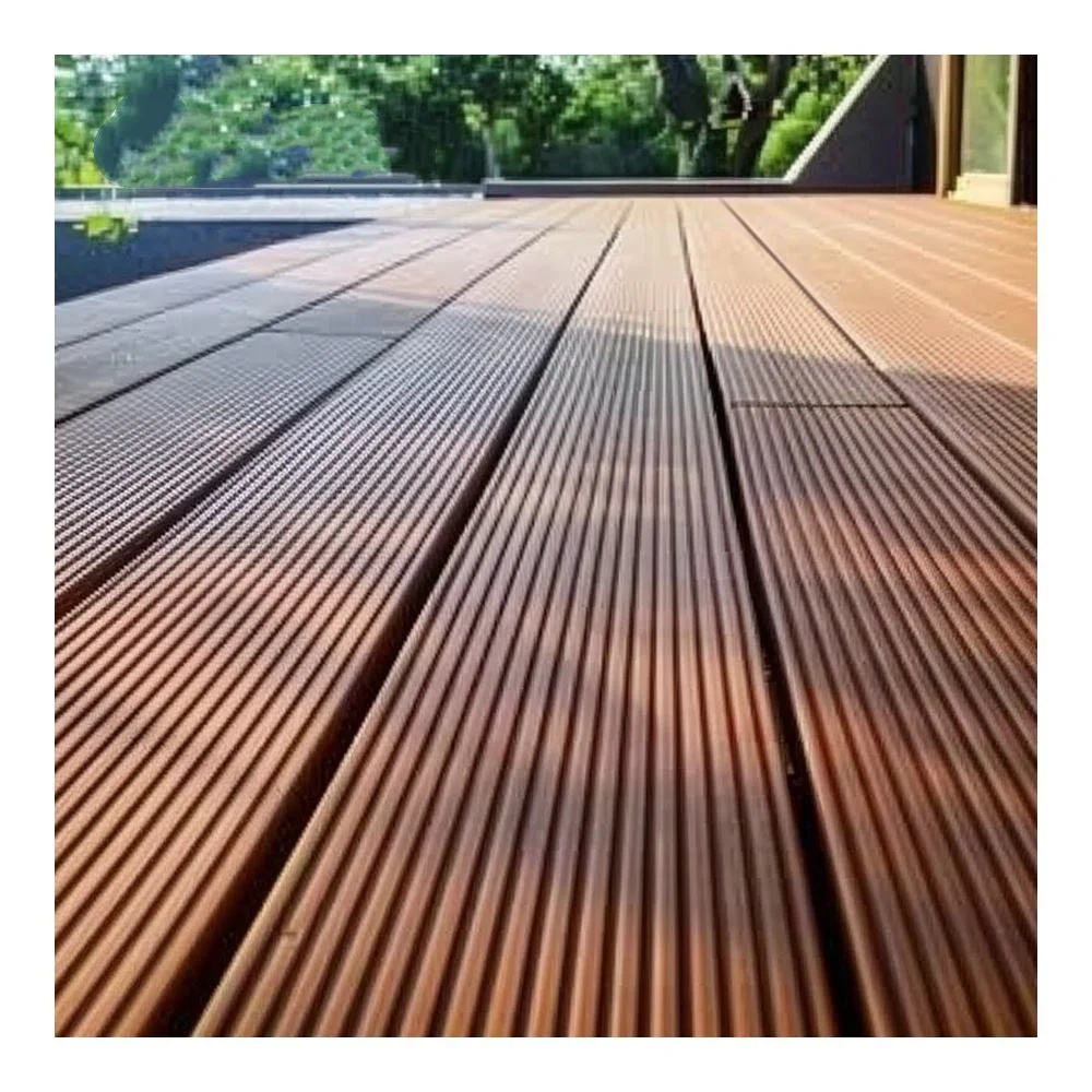 WPC-Terrassendielen 3D Holzböden Außenbereich Verbundwerkstoff-Terrassendielen WPC-Bodenbelag WPC-Terrassendielen