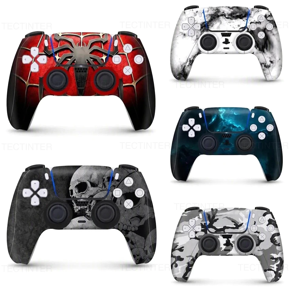 Protective Skin Sticker Decal Vinyl For PS5 Controller Gamepad Protection Case for PlayStation 5/Pro/Slim Cover Game Accessories