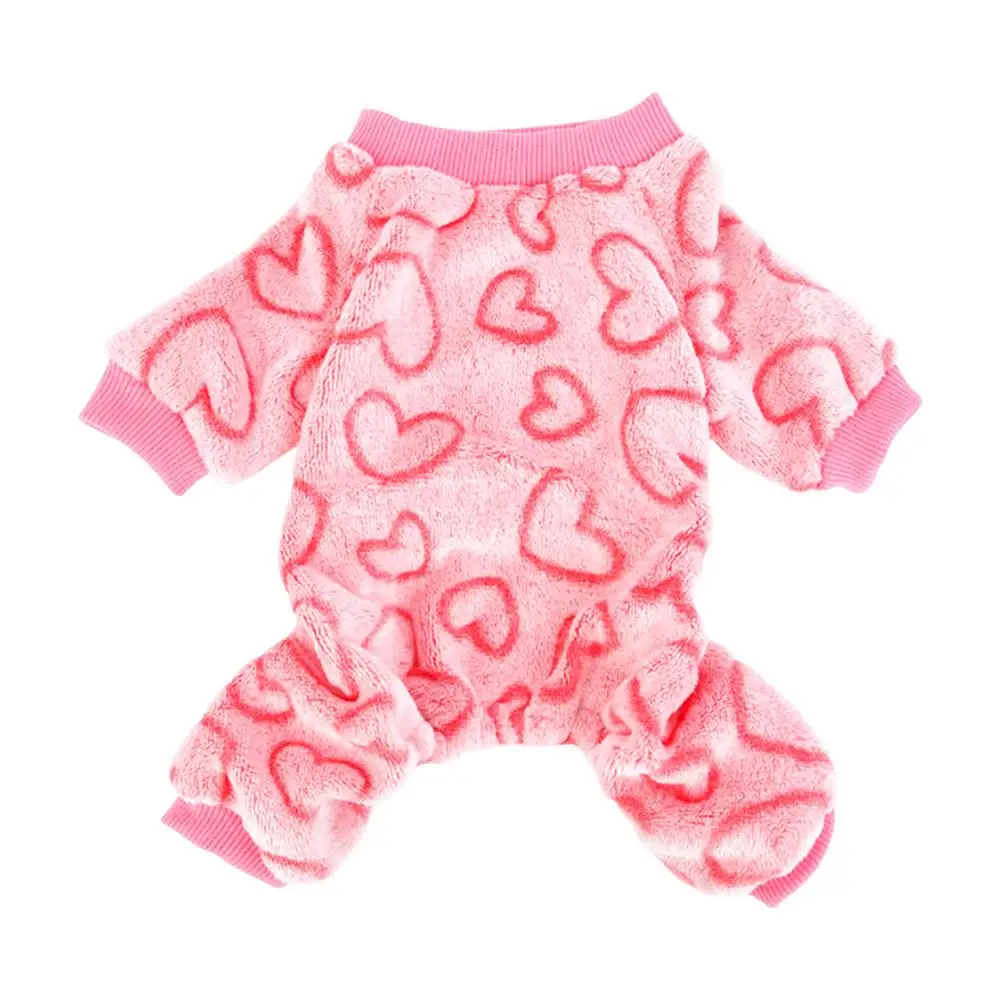 Hund Pyjamas Weihnachten 4 Bein Medium Hund Pyjamas 1 Pack Fleece Welpen Pjs Winter Warm Pet Kleidung Thermische Pjs Overall clothi