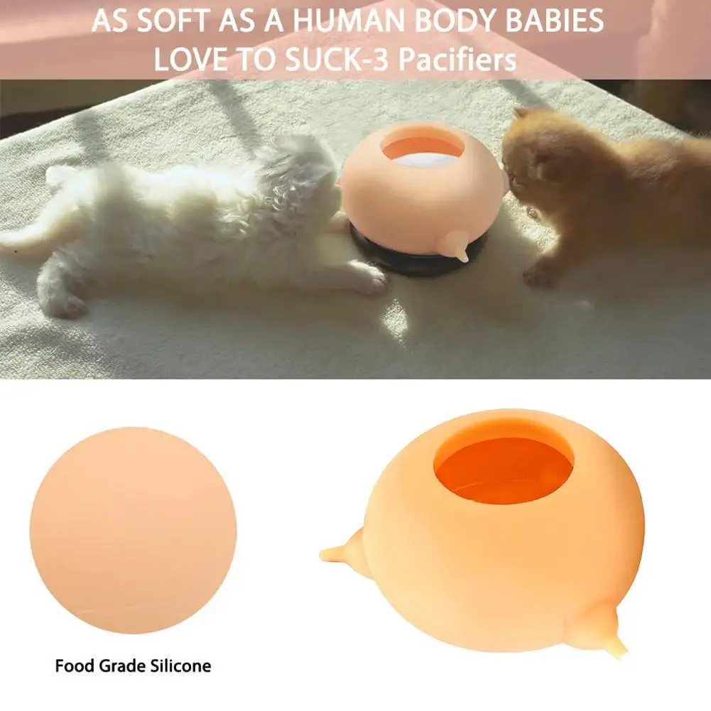 150ml Haustier Milch Feeder Bionic Brust Feeder Brustwarzen sicher und gesund Lebensmittel qualität Silikon Milch Fütterung werkzeug für Haustier Hund Katze Kätzchen