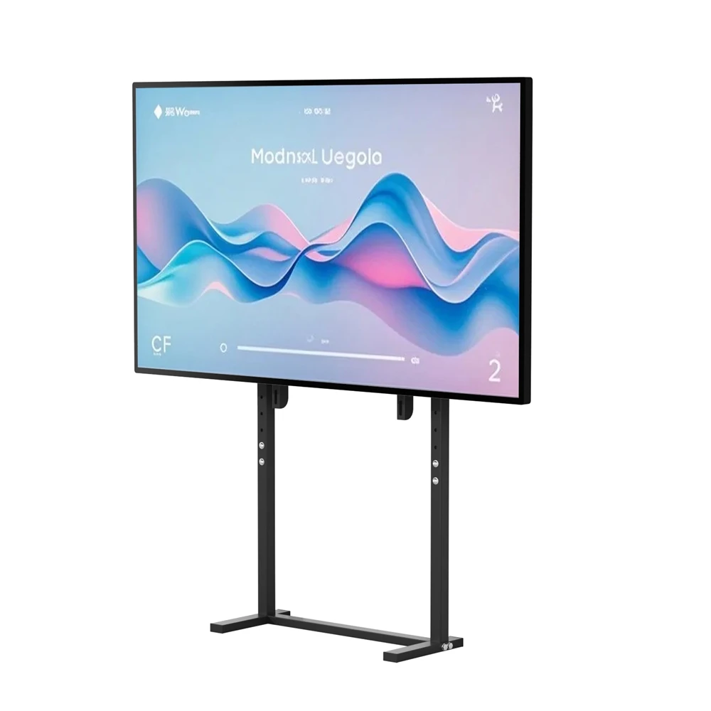 unho Mobiler TV-Ständer ohne Bohren, höhenverstellbarer TV-Wagen für 32-85 Zoll LED- und LCD-Bildschirme, ohne Bohren und einfache Installation