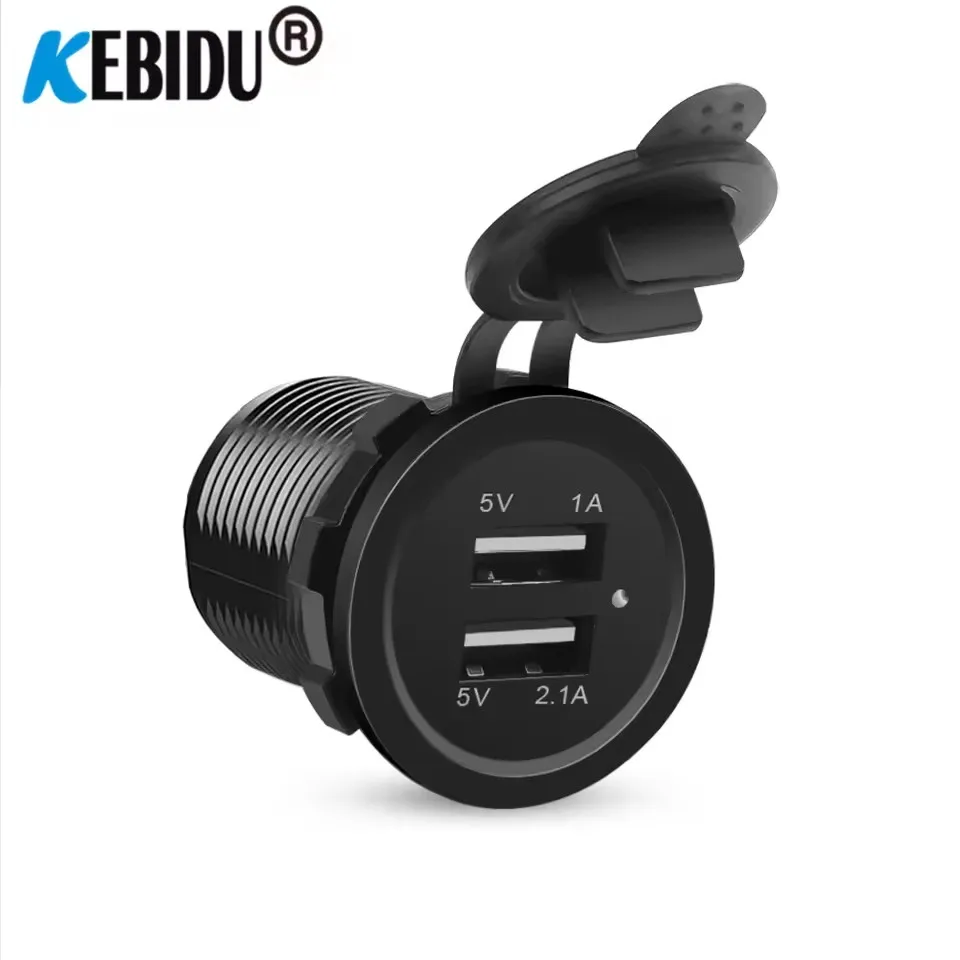 Dual Port Auto USB Ladegerät 5V 3,1 A Steckdose Für Ipad Iphone Auto Boot Handys Led für Auto Motorrad 12V/24V