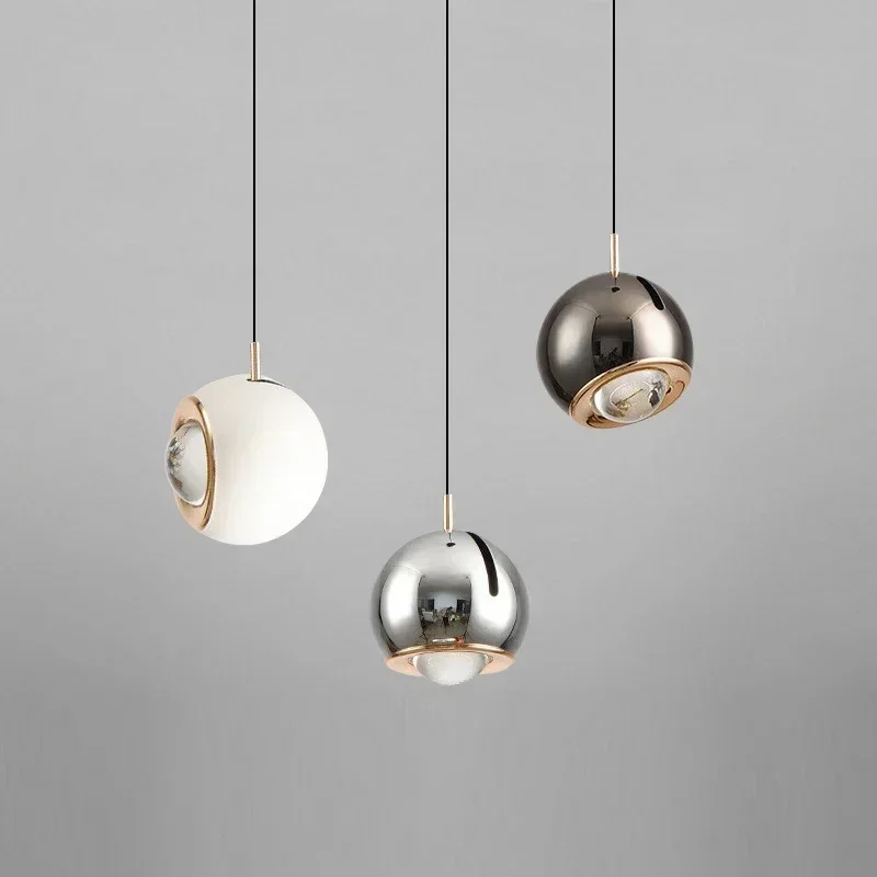 Moderne Einstellbare Winkel Led Runde Anhänger Licht Einfache Dehnbare Wohnkultur Kronleuchter Schlafzimmer Nachttisch Lampe Beleuchtung Leuchte
