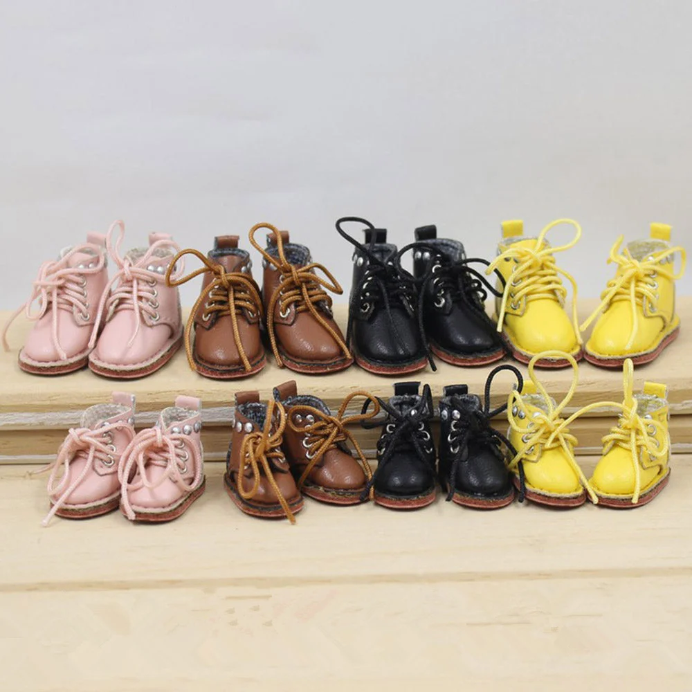 Manish Arora Schuhe Für Blyth & Middle Blyth Boot Black & Rosa & Yellow & Brown Für Wählen