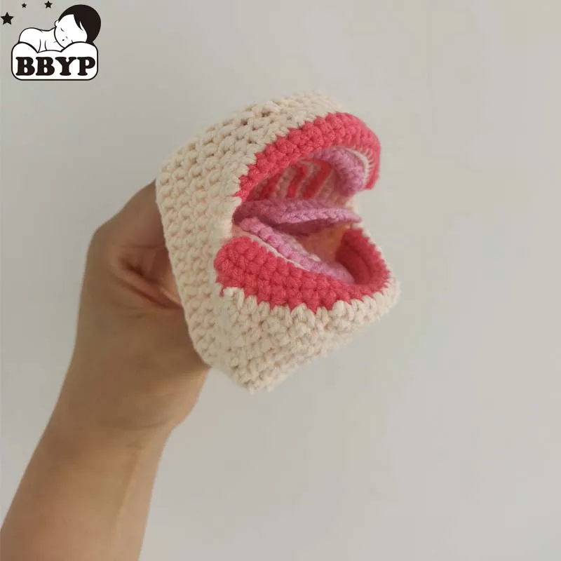 Hand Finger Puppe Plüsch Puppe Pädagogisches Baby Spielzeug Baby Mund Simulator Weiche Stofftiere Muttermilch Lehrmittel