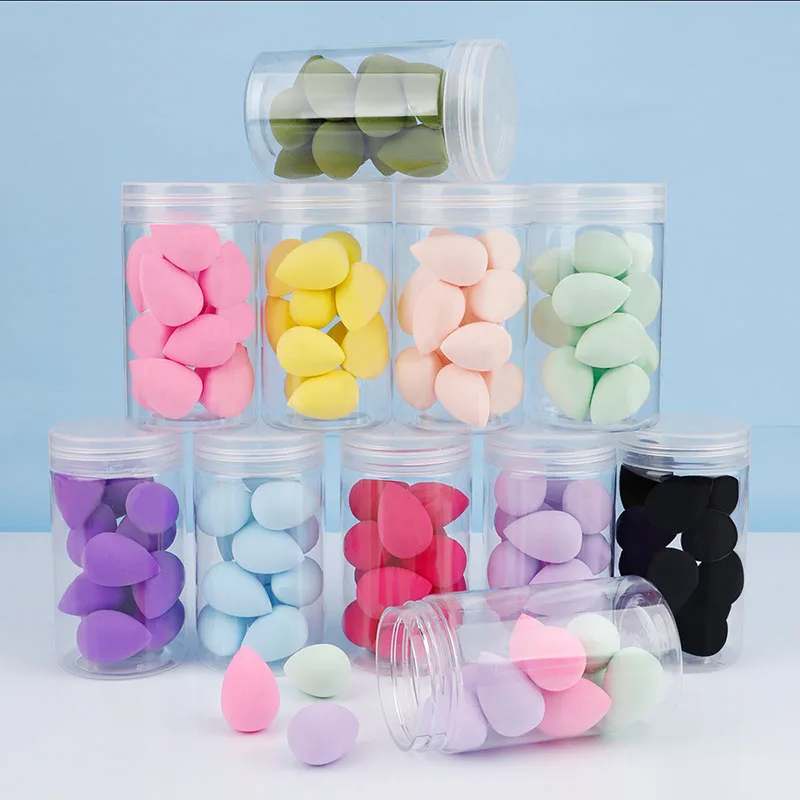 12-teiliges Make-up-Schwamm-Set mit Vorratsdose, Samt-Beauty-Mixer, Make-up-Schwamm-Beauty-Ei, Foundation Cosmetic Puffs