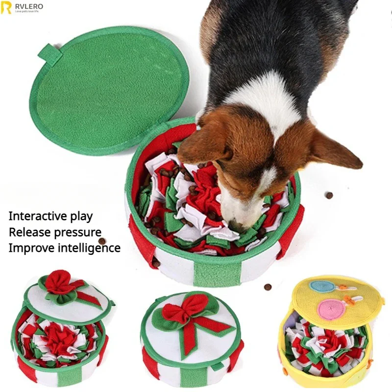 Hund schnüffeln Pad Slow Food Box Training schnüffeln Matte Hunde lösen Stress training Teppich Welpen interaktives Spielzeug Haustier Weihnachts geschenk