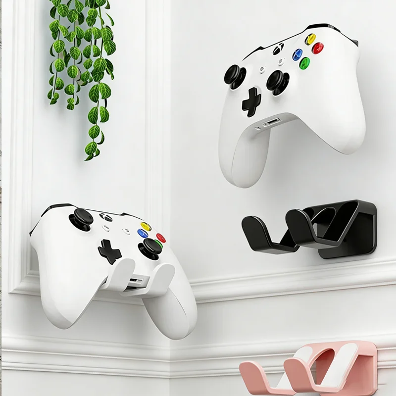 Wandmontierte Aufbewahrungshalterung für Nintendo Switch Pro/PS5/PS4/Xbox Gamepads – Ständer und Halterung für Zubehör