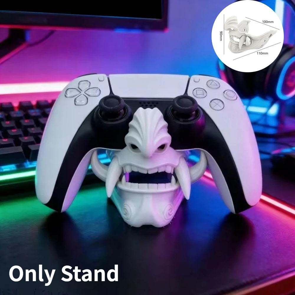 Universeller Spielcontroller-Ständer im God of War-Stil, 3D-gedruckte Halterung für PS4/PS5/Switch/Xbox Gamepads, Joystick-Desktop-Display