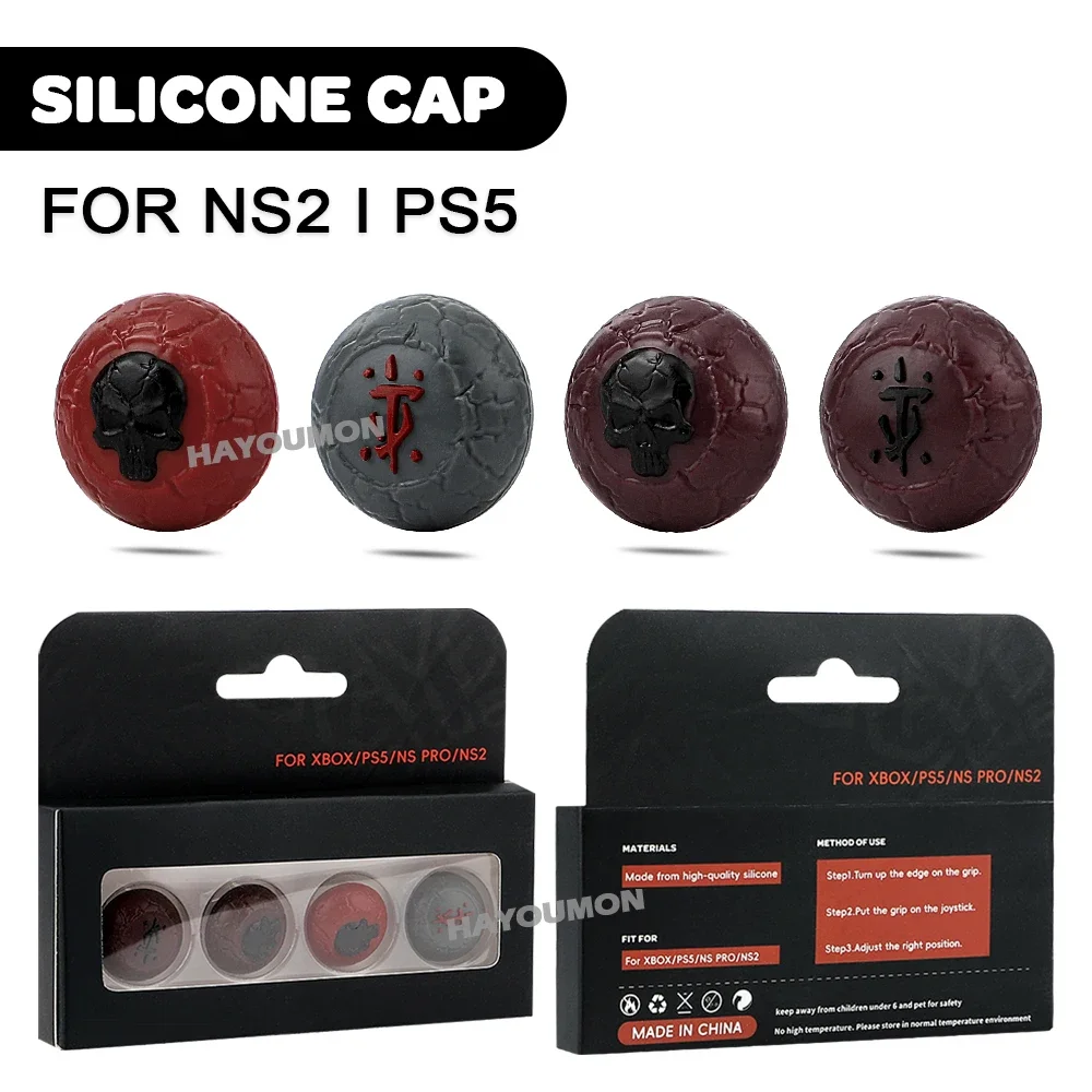 Rutschfeste 4 Teile/satz Silikon Analog Joystick Thumb-Stick Grip Cap für PS4/PS5/Xbox/Xbox Serie S X/Switch Pro Controller Grip Caps