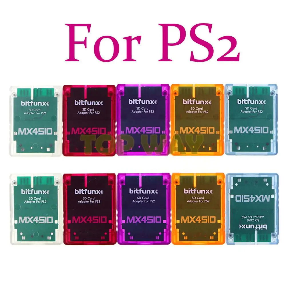 1 Stück für Playstation 2 PS2 Controller MX4SIO SIO2SD SD-Karte und TF-Kartenleser-Adapter für PS2