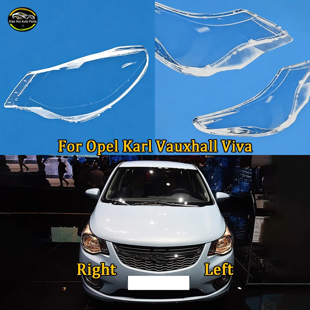 Vordere Scheinwerferabdeckung Transparente Scheinwerferabdeckung für Opel Karl Vauxhall Viva Lampenschirm Plexiglas Ersatz für Original-Lampenschirm.