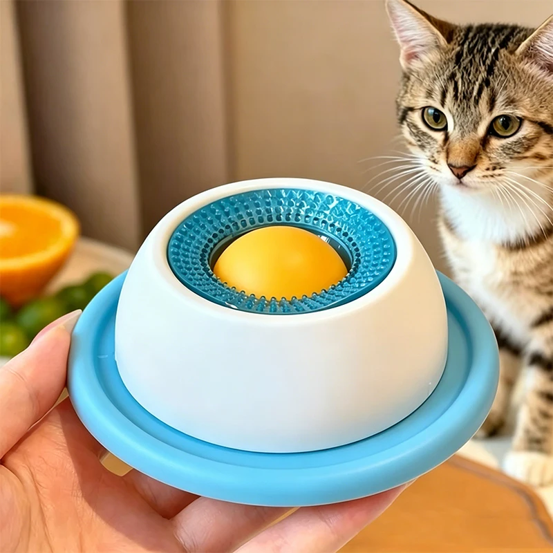 Hunde-/Katzen-Lecknapf, Haustier-Leckspielzeug, Slow-Food-Schüssel, Rutschfester Lecknapf, Lernspielzeug, Fördert das Lecken bei Hunden/Katzen