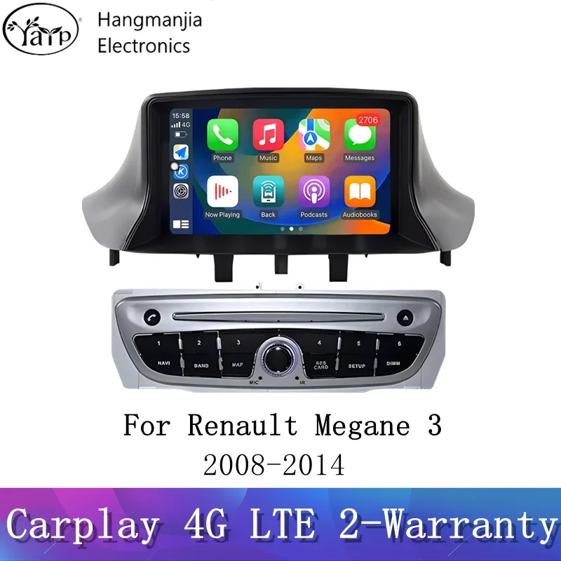 Android 13 Auto Radio Für Renault Megane 3 Fluence Samsung SM3 2008-2014 Auto Multimedia GPS carplay GPS Navigation KEINE dvd 2din