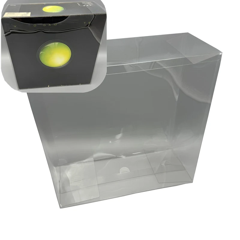 Transparente Klare Box für XBOX-Spielkonsole 1. Generation PET-Kunststoff Aufbewahrungs- und Präsentationsbox
