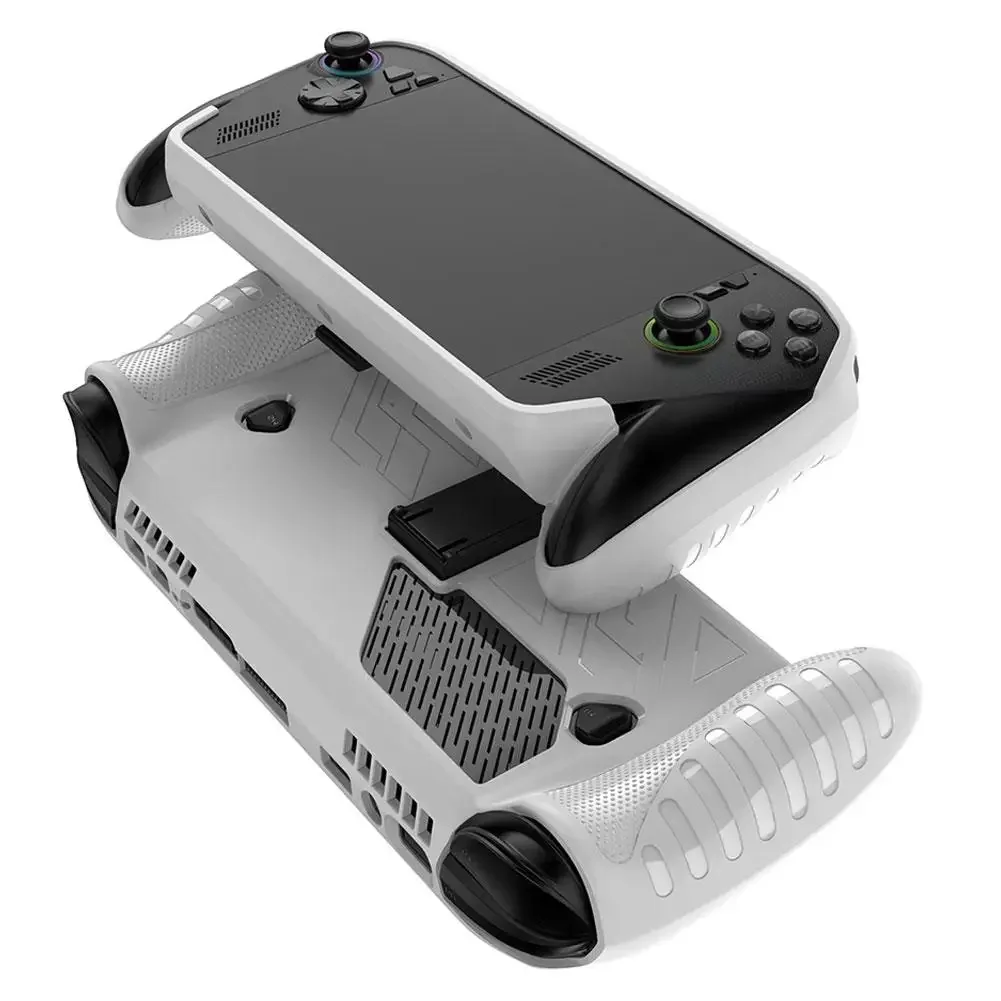 TPU-Schutzhülle für ROG Ally Xbox X, Rutschfeste Sturzsichere Abdeckung mit Rückenhalterung, Zubehör für Handheld-Spielkonsolen