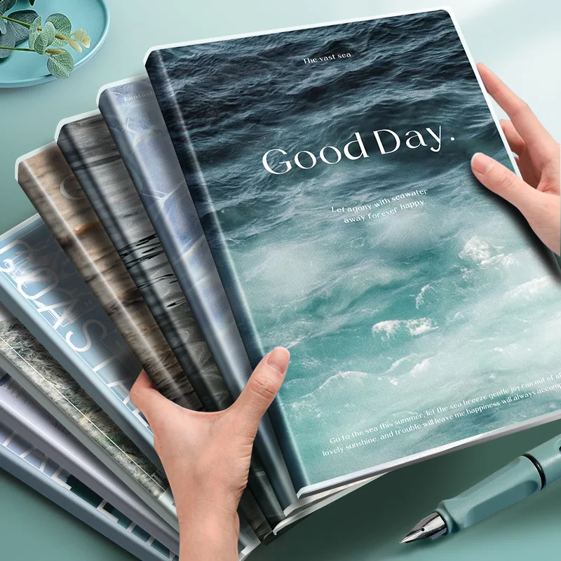 Gummi hülle b5 Notebook verdickt horizontale Linie Notebook Notebooks
