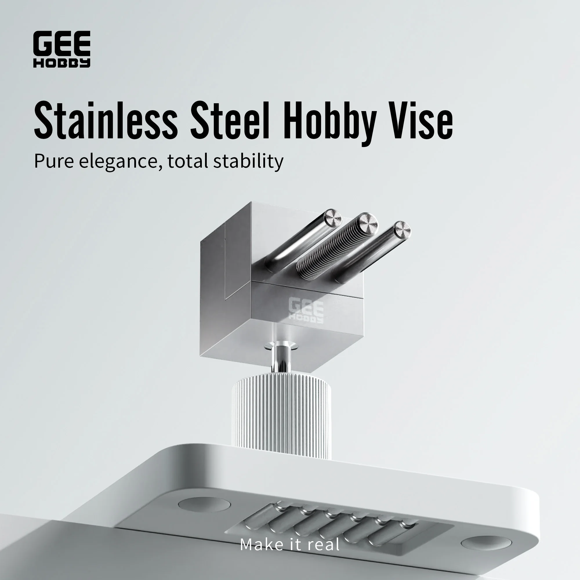 GH-TV GEE HOBBY Edelstahl-Hobby-Schraubstock für Modellbau-Werkzeug