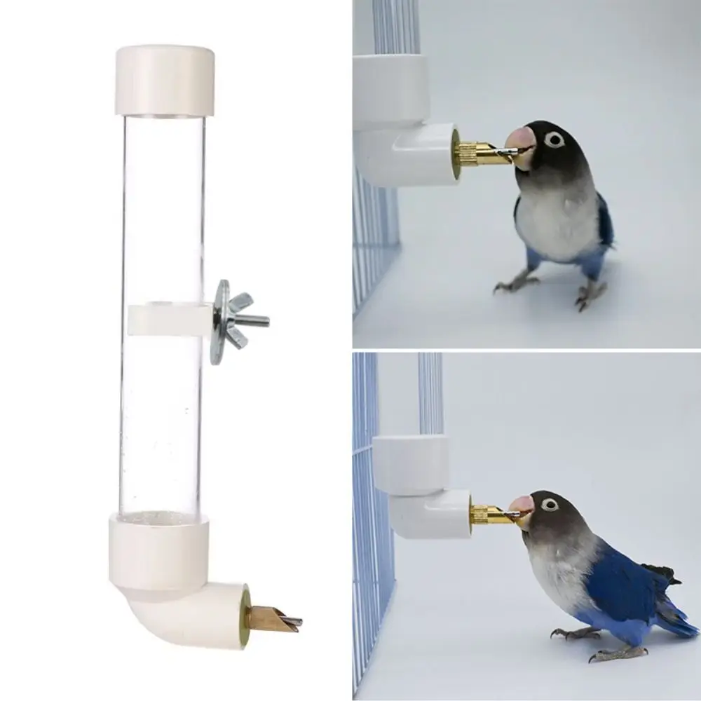 130ML Vogel-Wasserspender Automatischer Hängbarer Vogel-Wasserspender mit Aufhängevorrichtung Firing Pin Haustier-Vogelwasserflasche Totoro