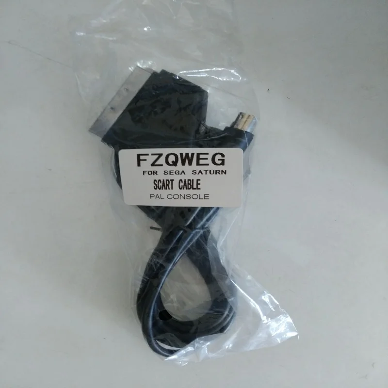 10 Stück Hochwertiges SCART-Kabel für Sega Saturn SS RGB Echtes SCART-Kabel TV-Kabel für Mega Drive für PS2 für Xbox für N64 PAL