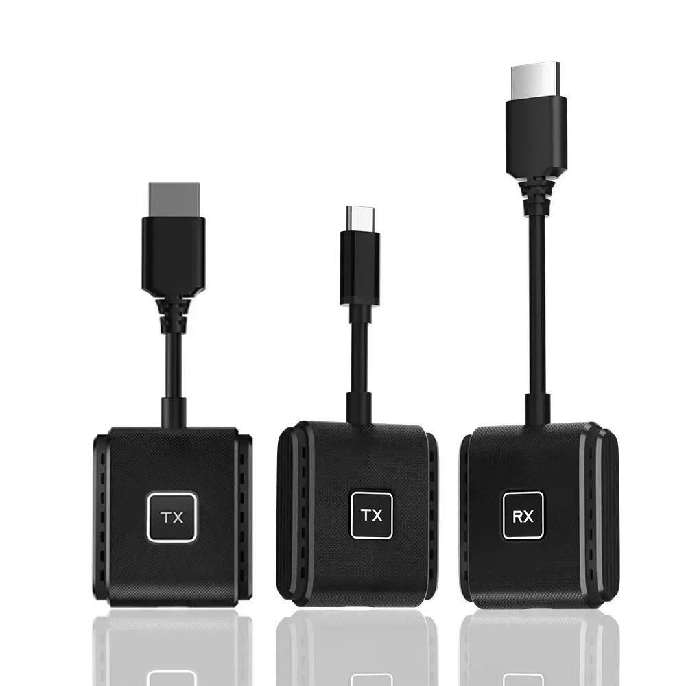 1080p 50m Typ C / HDMI Wireless Extender Video Sender und Empfänger Display Adapter für MacBook Laptop PC zu TV Projektor