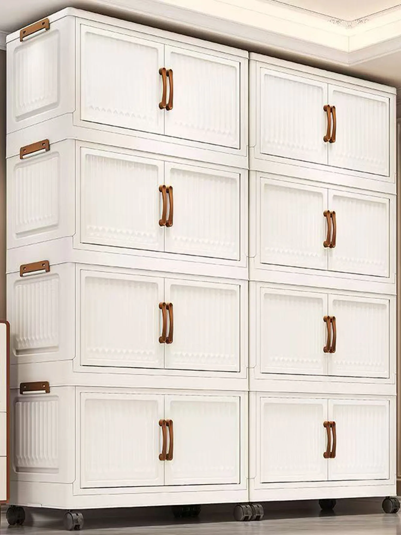 Haushalt Multi-Spezifikation Lagerung Schrank Haushalt Klapp Schrank Kleidung Snack Spielzeug Lagerung Schrank Falten Lagerung Schrank Organizer