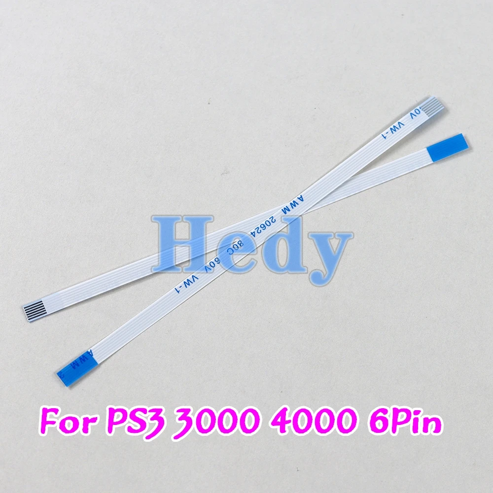 30PCS Für PS3 Slim 3000 3K 6PIN Power On Off Schalter Reset Band Kabel 6 Pin 4K 4000 für PS3 Playstation 3 Super Slim