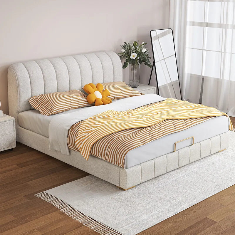 Modernes Luxus-Doppelstockbett im Queen-Size-Format mit Holzrahmen und Polsterung - Stilvolles Schlafzimmermöbel