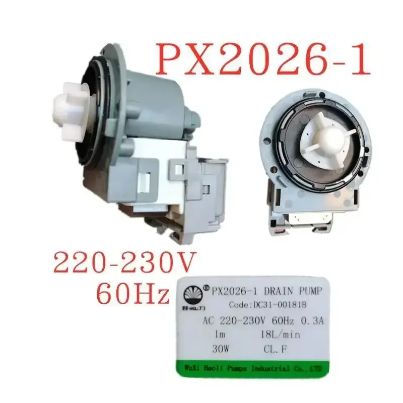 1 Stück Waschmaschinen-Ablaufpumpenmotor für Samsung PX2026-1 DC31-00181B Waschmaschinen-Entwässerungsteile