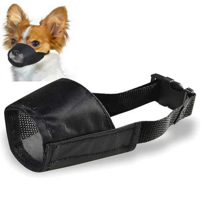 1PC Hund Training Produkt Haustier Hund Einstellbare Maske Mesh Atmungsaktive Kleine Große Hund Mund Maulkorb Anti Rinde Biss Kauen