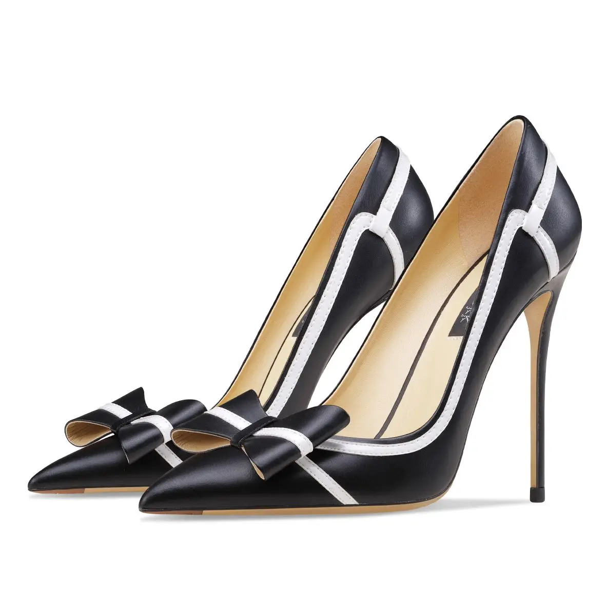 Damen Pumps Schwarze Slingbacks Damen 2026 Trend Schmetterlingsknoten High Heels Luxus Cinderella Spitze Pumps Party Damenschuhe