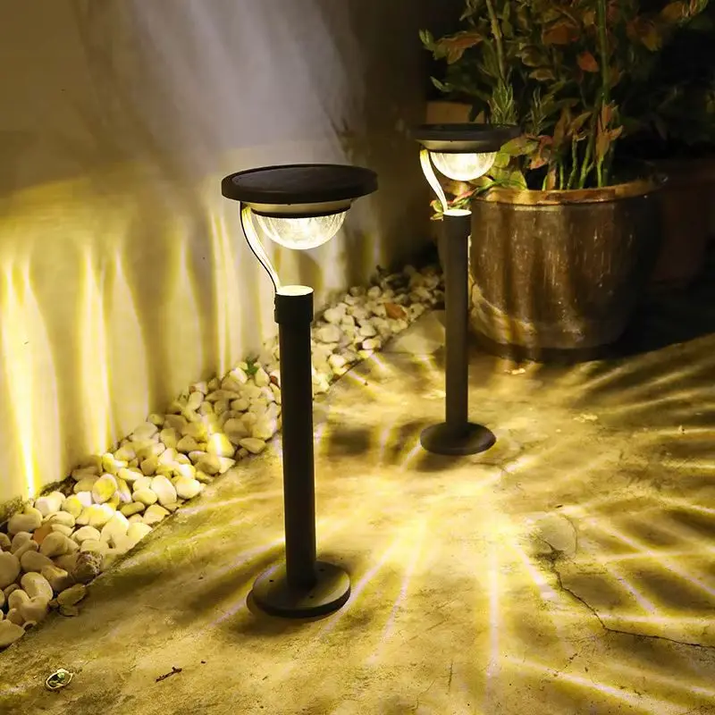 LED Solar Garten Lampe Im Freien Wasserdichte Rasen Licht Pathway Landschaft Beleuchtung Haus Hof Auffahrt Rasen Solar Lampen