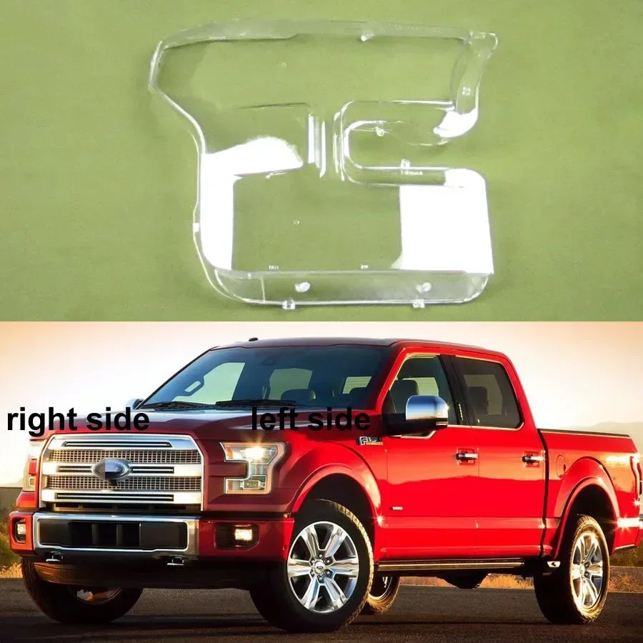 Für Ford Raptor F-150 2015 2016 2017 2018 Scheinwerfer Transparente Abdeckung Glas Lampenschirm Lampe Schatten Scheinwerfer Shell Objektiv Plexiglas