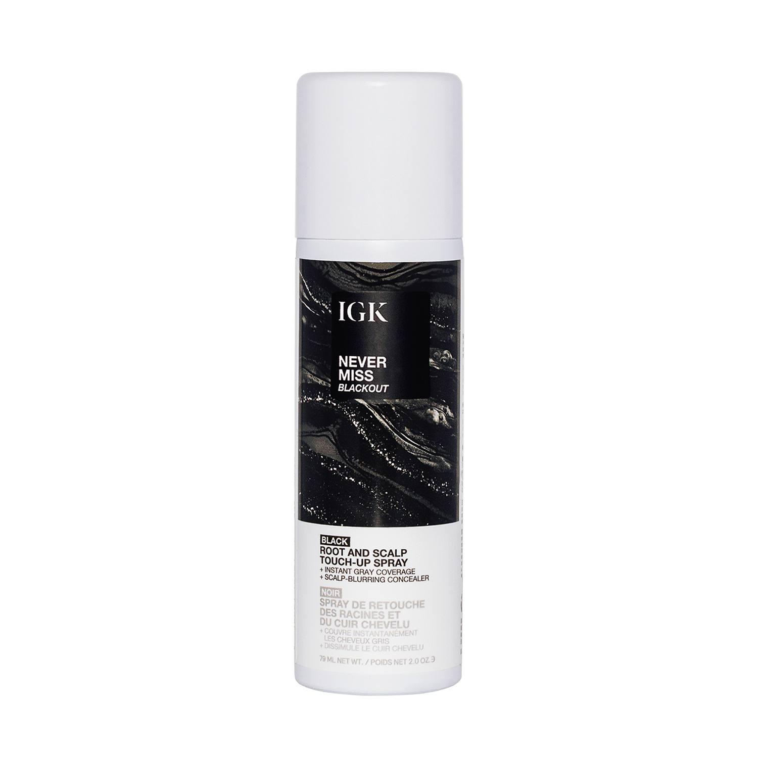 IGK Blackout Never Miss Root Touch Up Spray