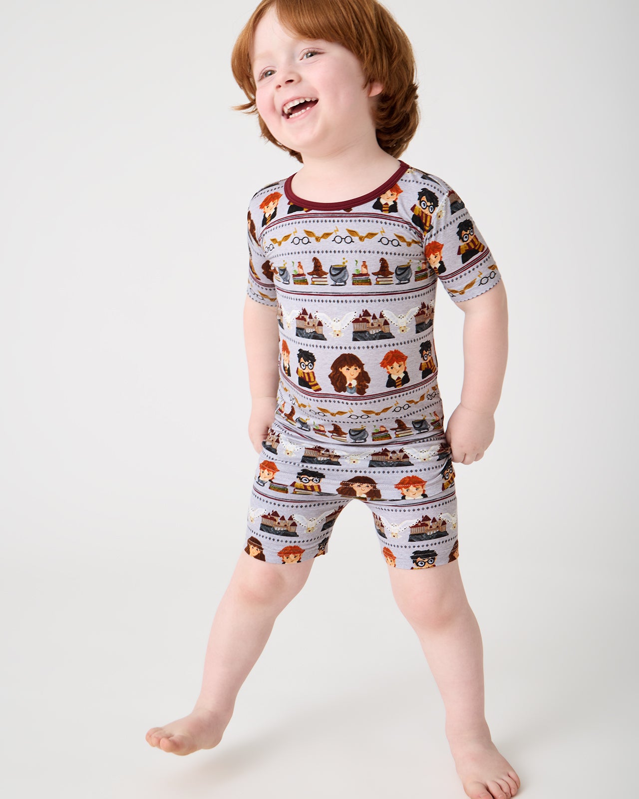 Harry Potter Spellbinding Studies Two-Piece Short Sleeve & Shorts Pajama Set - 3T
