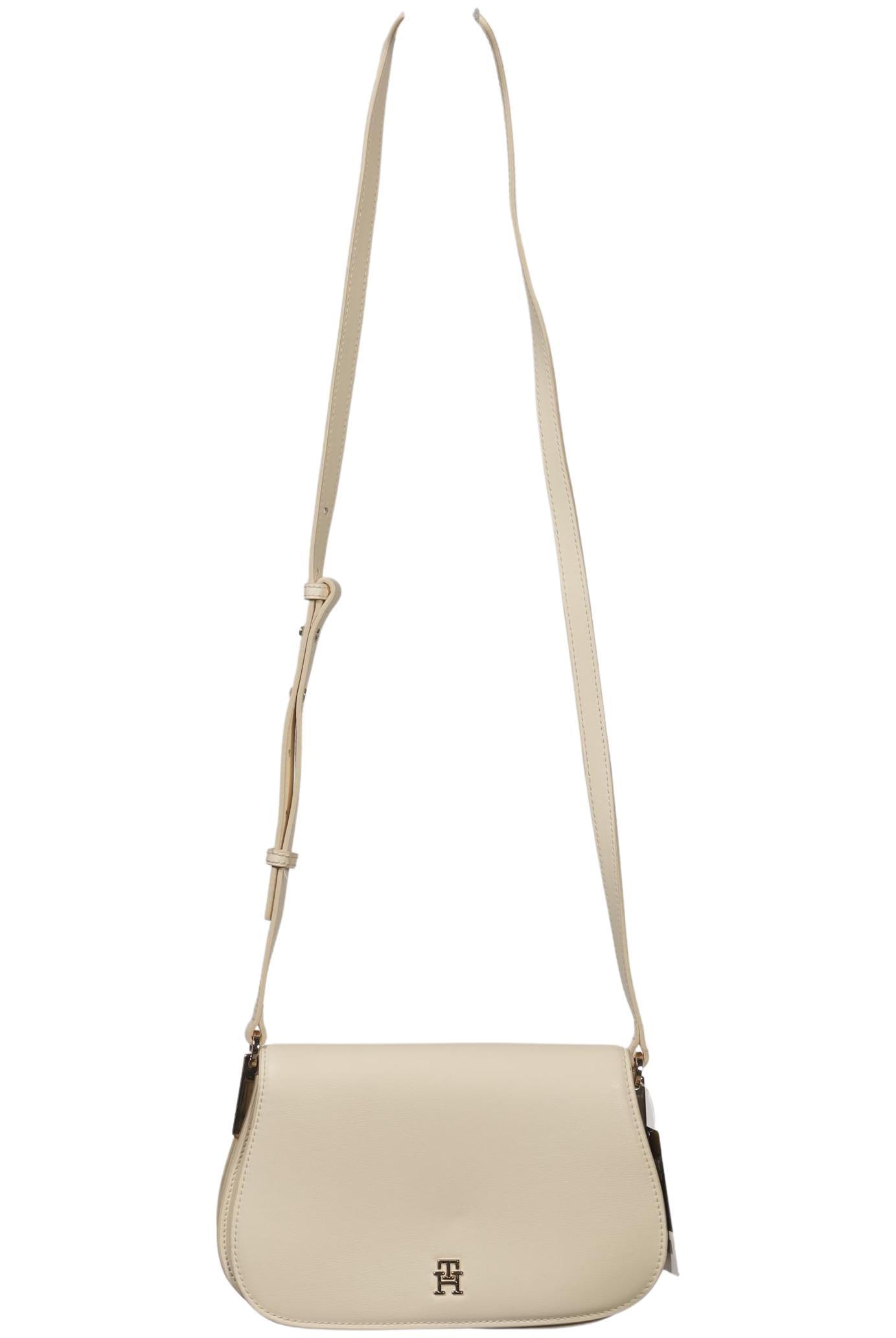 Tommy Hilfiger Damen Handtasche klein, Gr. , Cremeweiß, kein / Etikett / Synthetik
