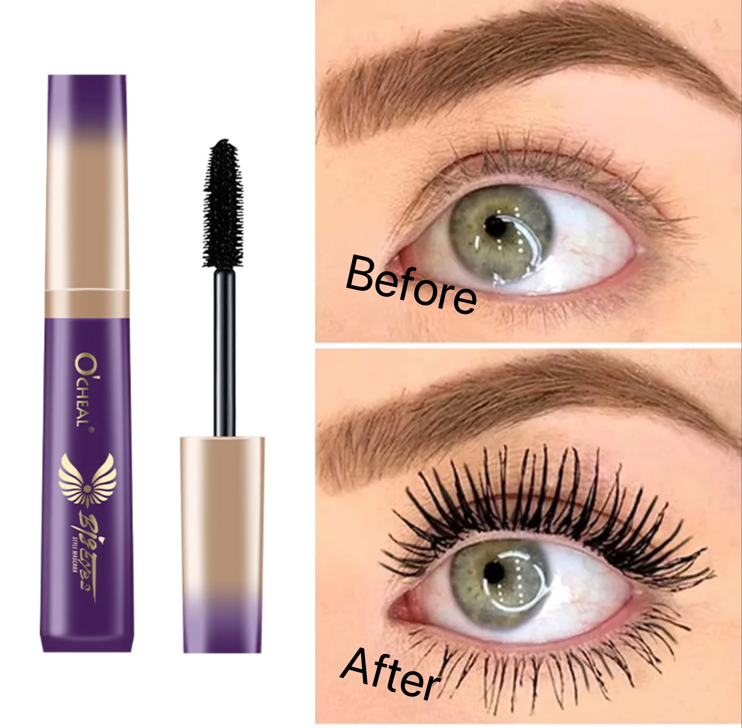 Wimpern Verlängerung Mascara Wasserdicht Langlebige Seidige Wimpern Schwarz Wimpern Verlängerung Make-Up Schönheit Auge Koreanische Kosmetik