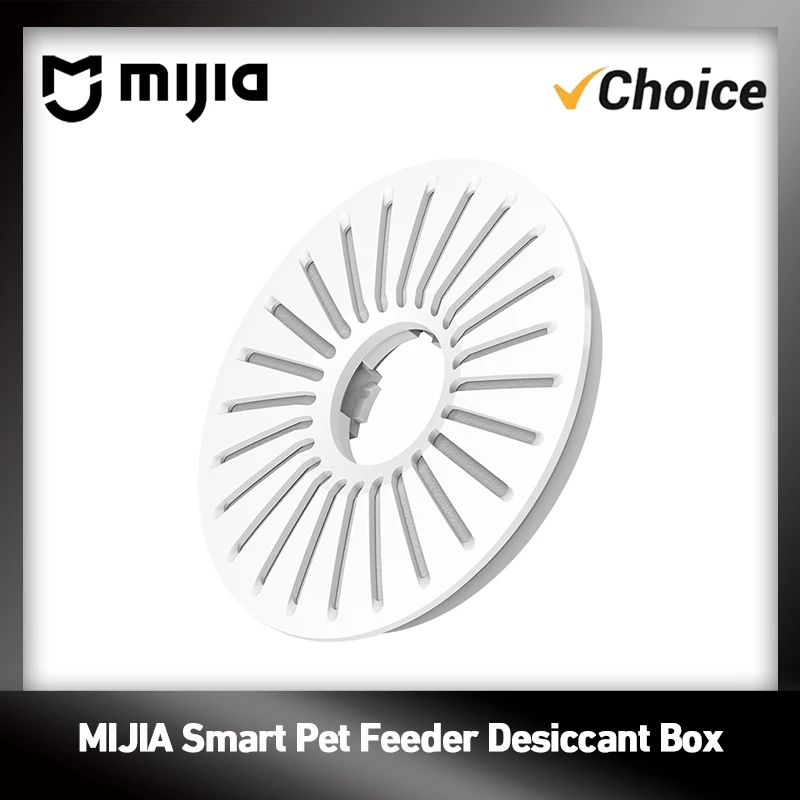 Original MIJIA Smart Pet Feeder Trockenmittel-Box-Set XWDB01MG 3er-Pack Lebensmittelechtes PP-Silikagel Feuchtigkeitsbeständig für Mijia Futterautomaten