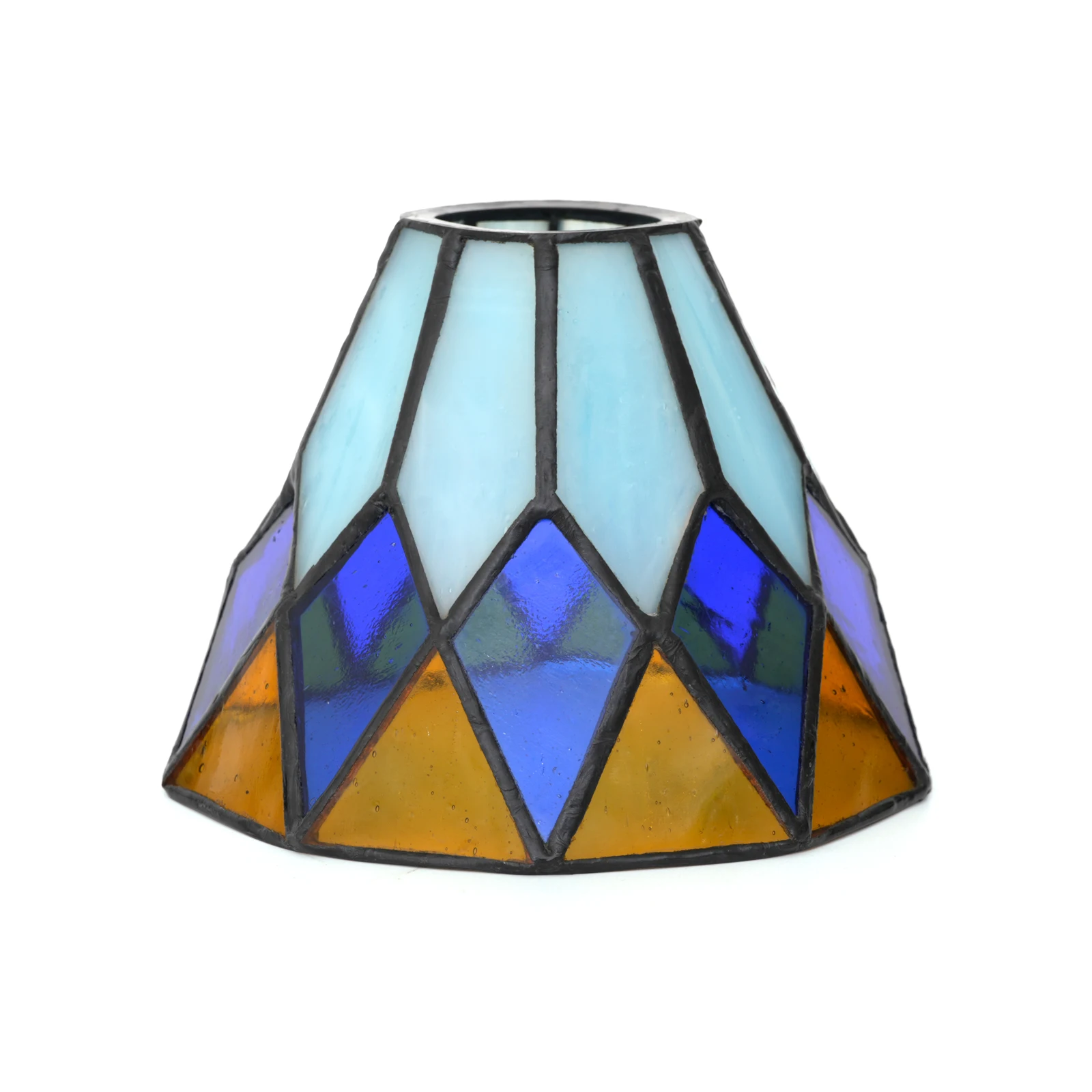 Tiffany Buntglas-Lampenschirm, 6 Zoll Kleiner Lampenschirm für Wandlampe, Pendelleuchte, Ventilator-Lampenschirm-Ersatz