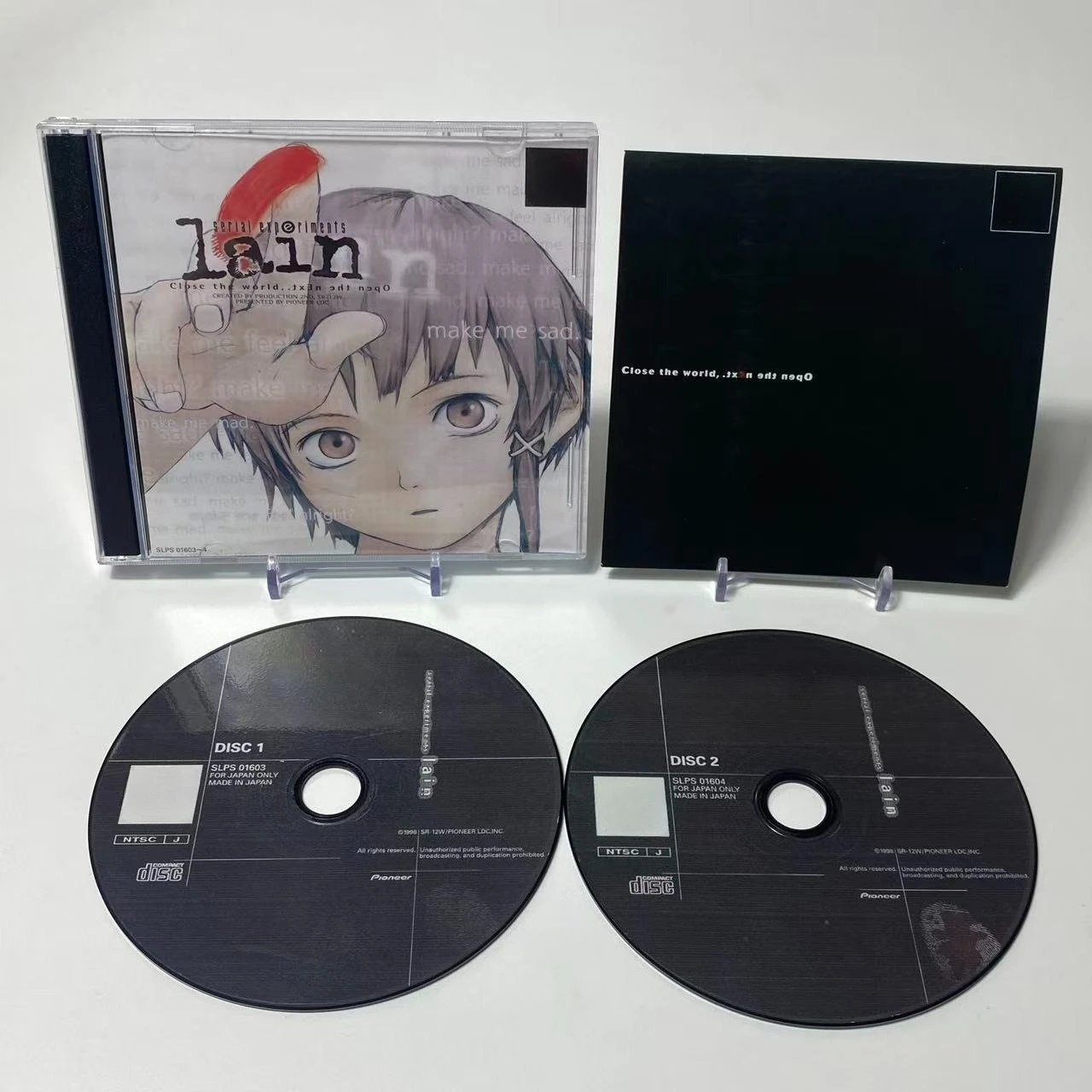 For PS1 Game 'Lain' Copy CD Japanese Version Dual Disc Suitable For Unlocking PS Machine Video Game Collection Set